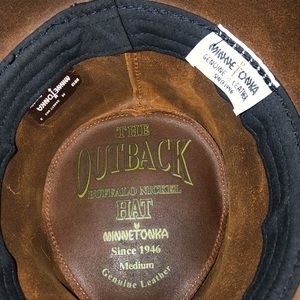 Western leather hat